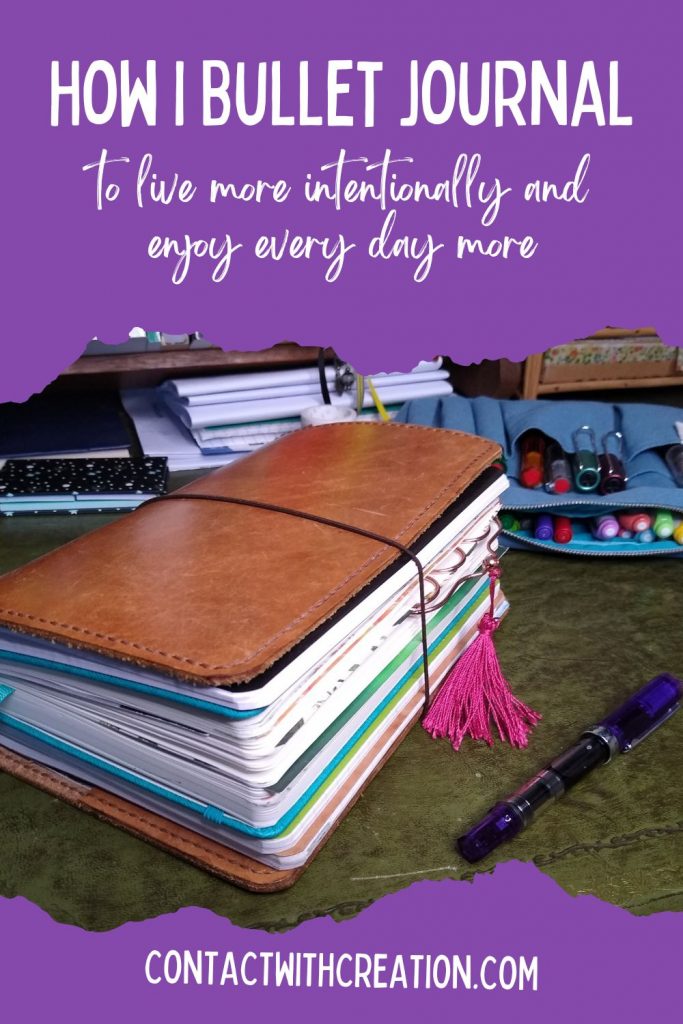 Bullet Journal for Intentional Living| Contact with Creation