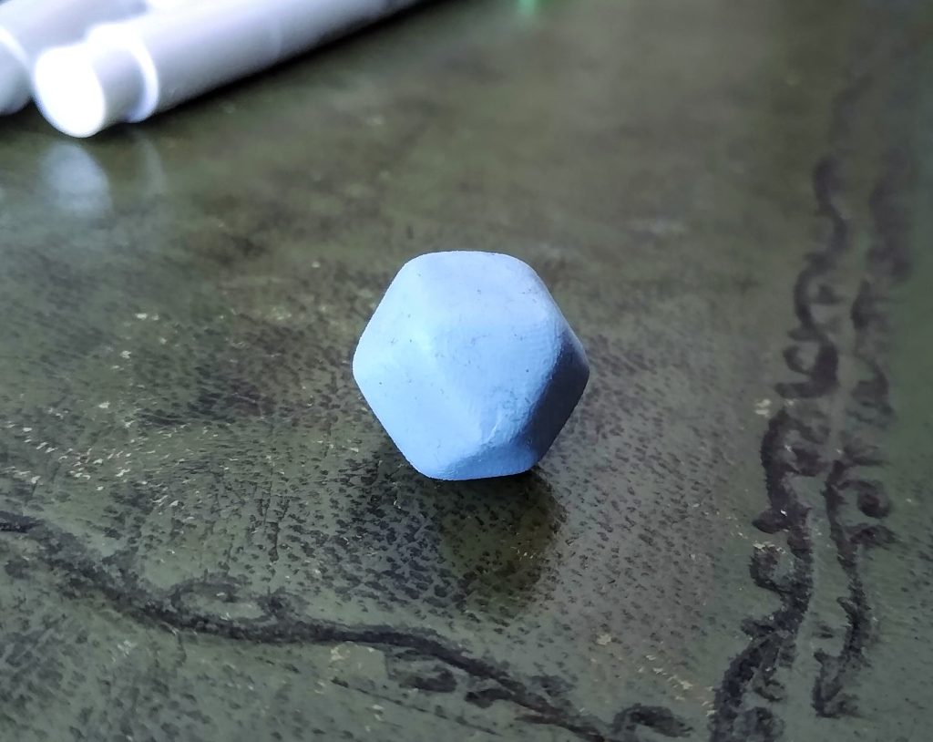Little Joys: making a cuboctahedron from blutac when I should be writing...